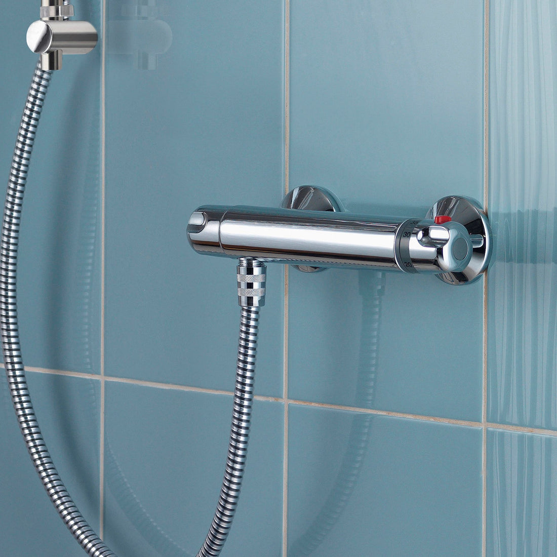 Aqualisa Midas 100 Bar Shower - Exposed With Adjustable Head
