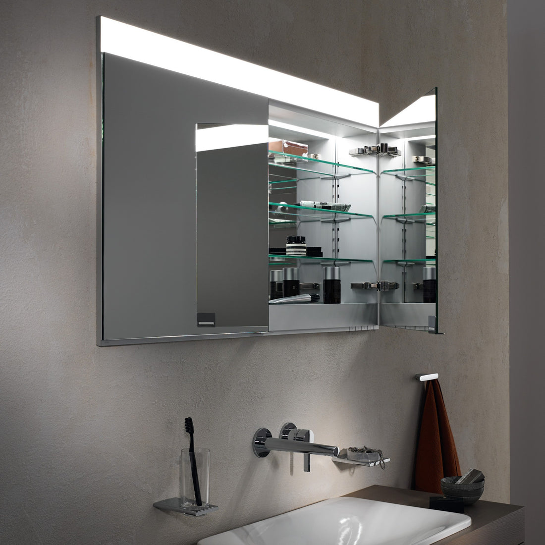 Keuco Edition 400 Mirror Cabinet - Recessed