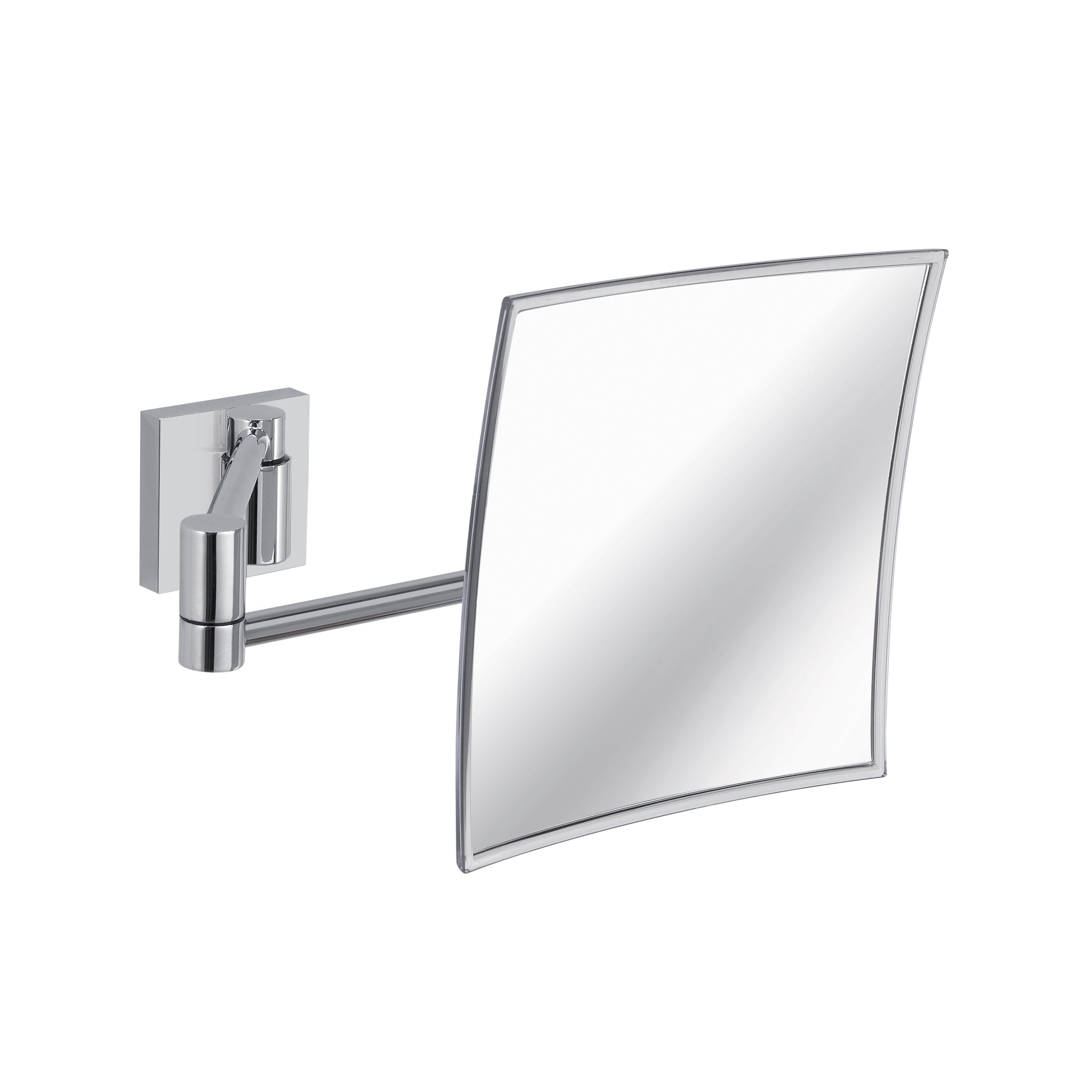 Gedy Maldive Square Magnifying Mirror - Chrome