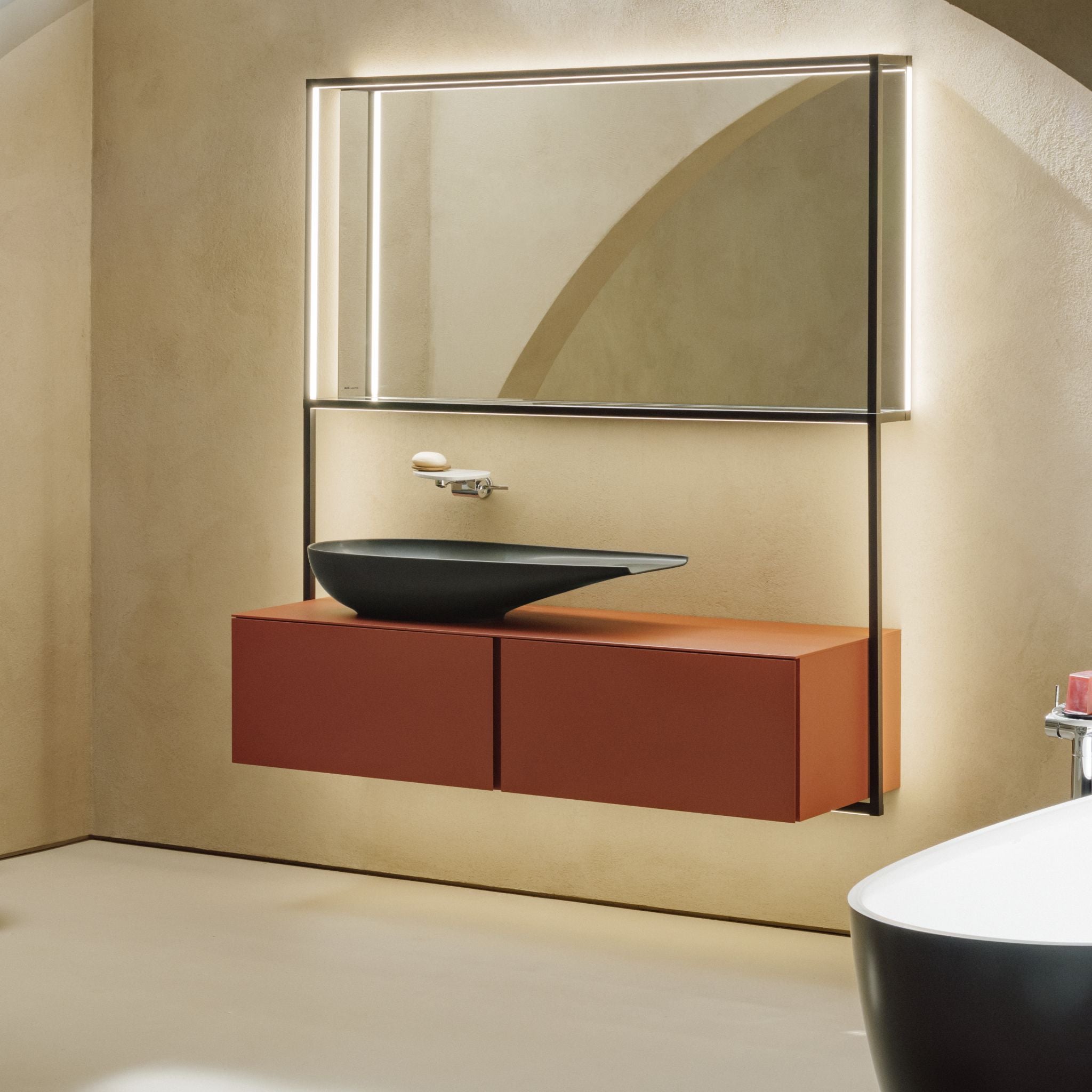 Laufen Ilbagnoalessi SaphirKeramik Bowl Washbasin - 1000 x 380 x 170mm