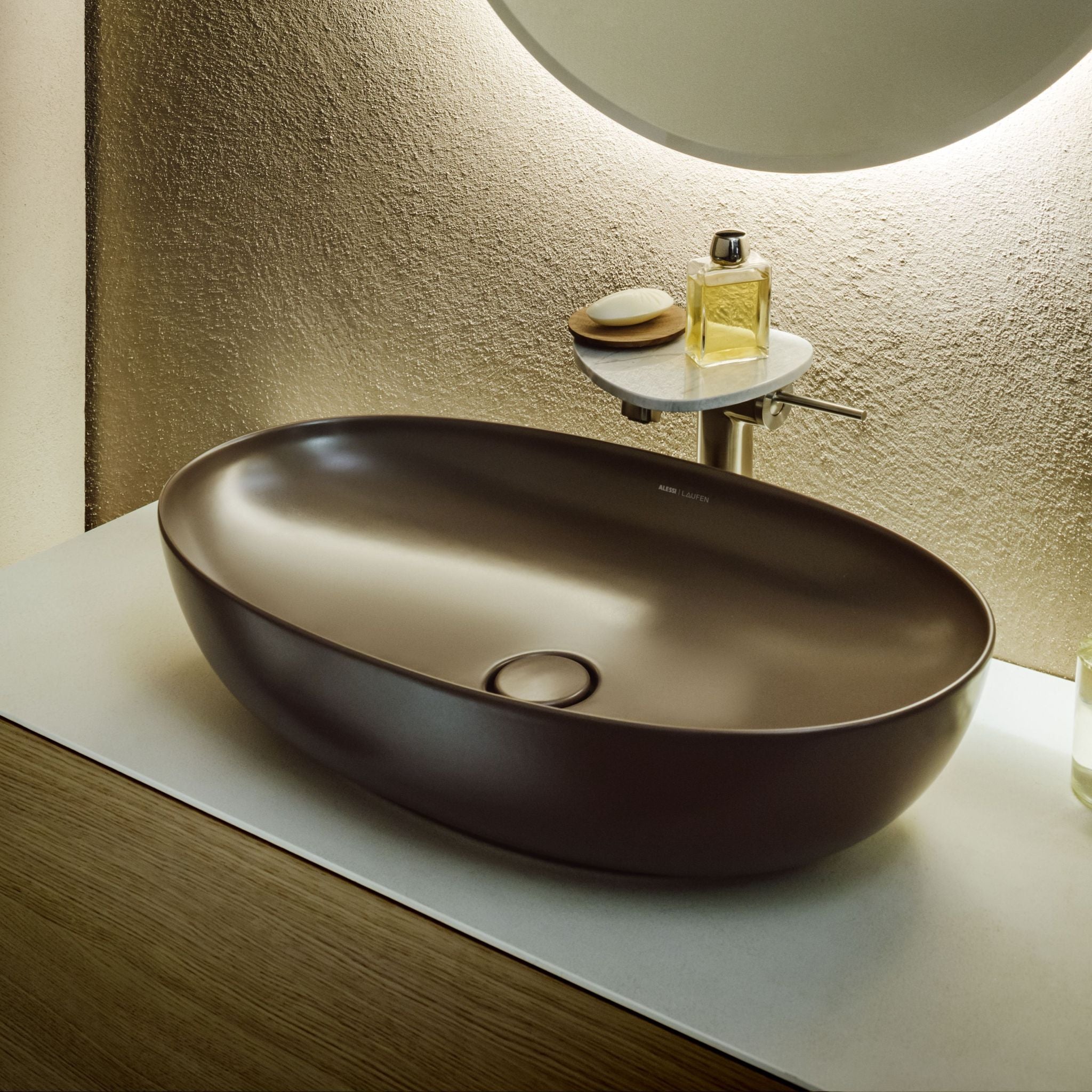 Laufen Ilbagnoalessi SaphirKeramik Bowl Washbasin - 700 x 380 x 170mm