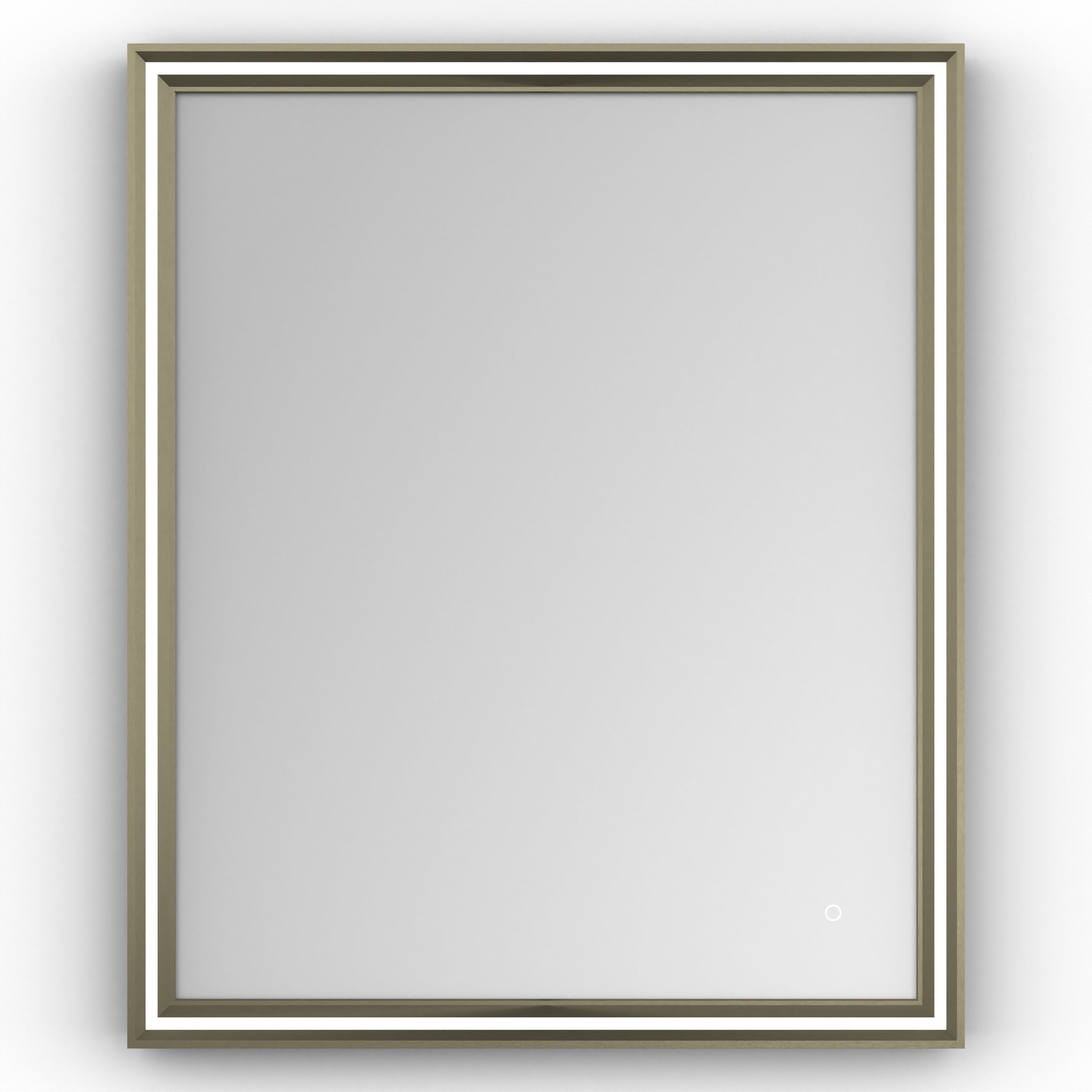 Origins Living Lexington Mirror 75 Brushed Bronze - 75x90cm