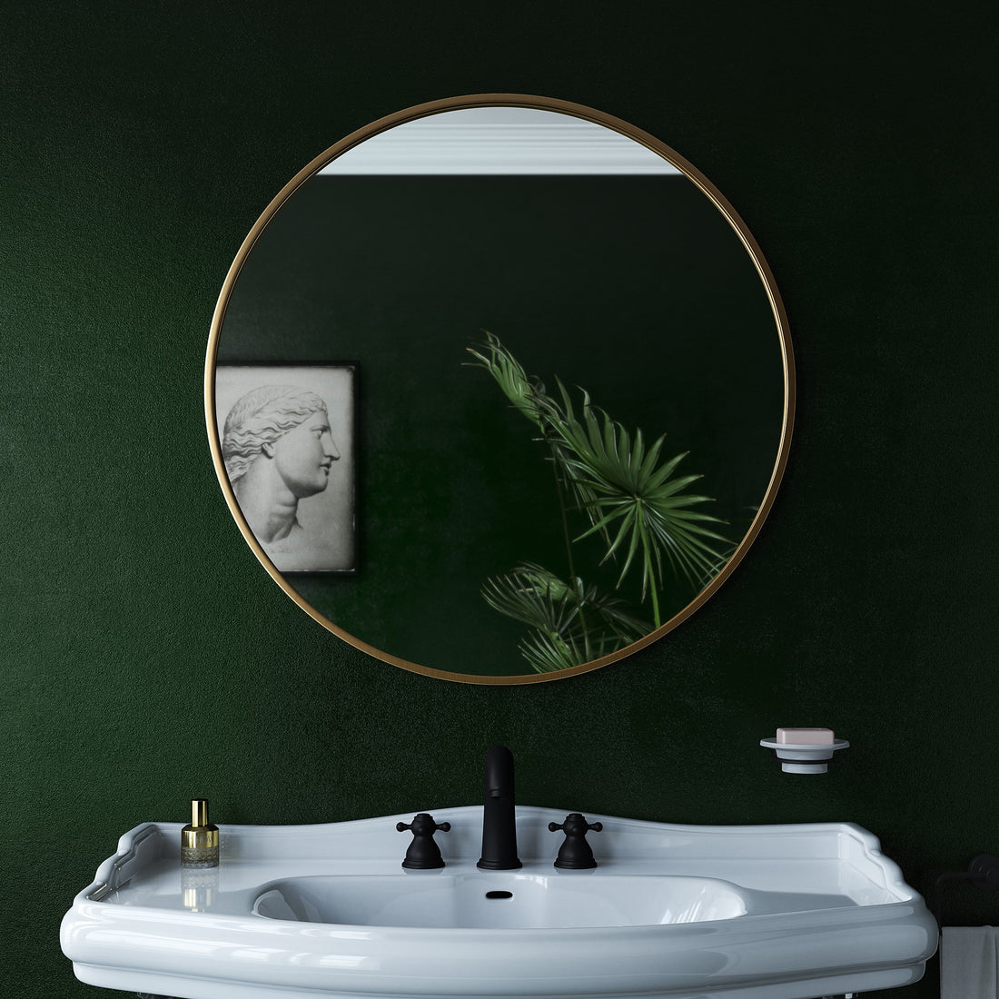 Origins Living Docklands Round Mirror 80