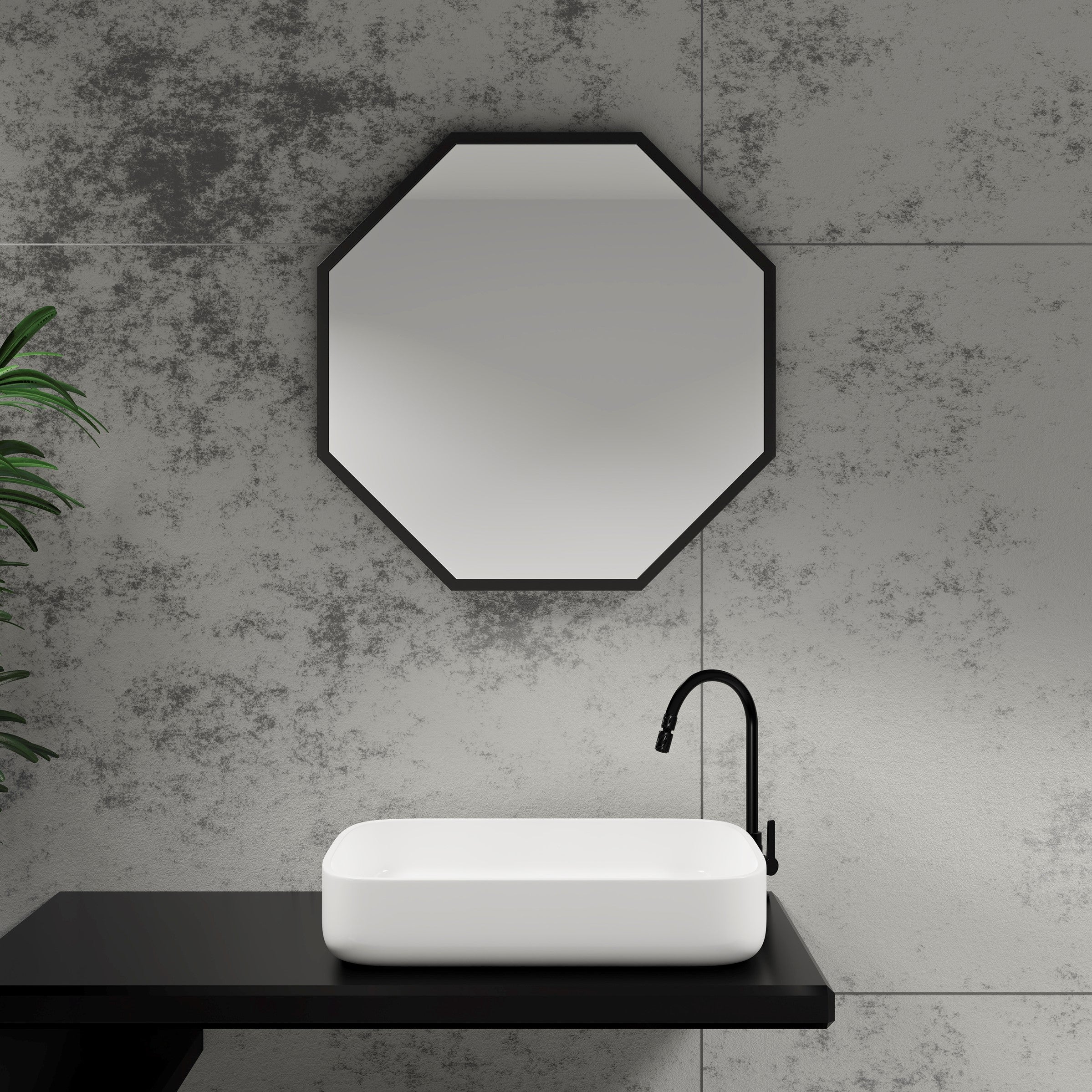 Origins Living Docklands Octagon Mirror 60