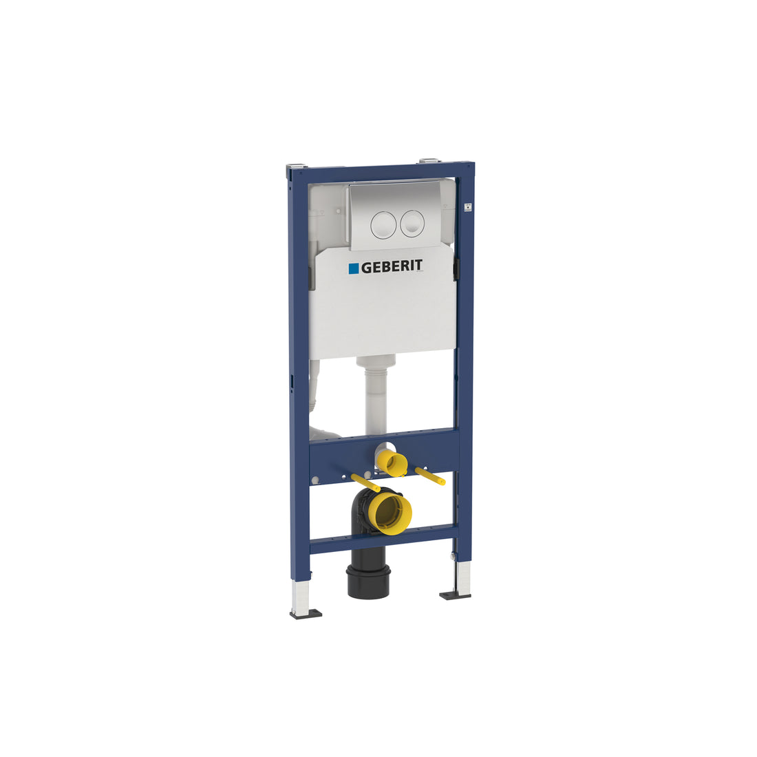 Geberit Delta 20 WC Frame &amp; Flush Plate Pack