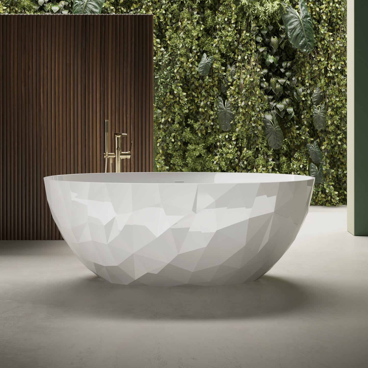 Adamsez Geo Freestanding Bath - White