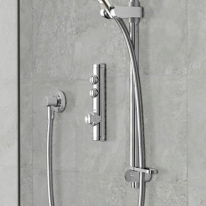 Aqualisa Isystem Smart Shower - Concealed With Adjustable &amp; Ceiling Fixed Head