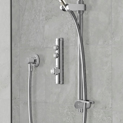 Aqualisa Isystem Smart Shower - Concealed With Adjustable &amp; Wall Fixed Head