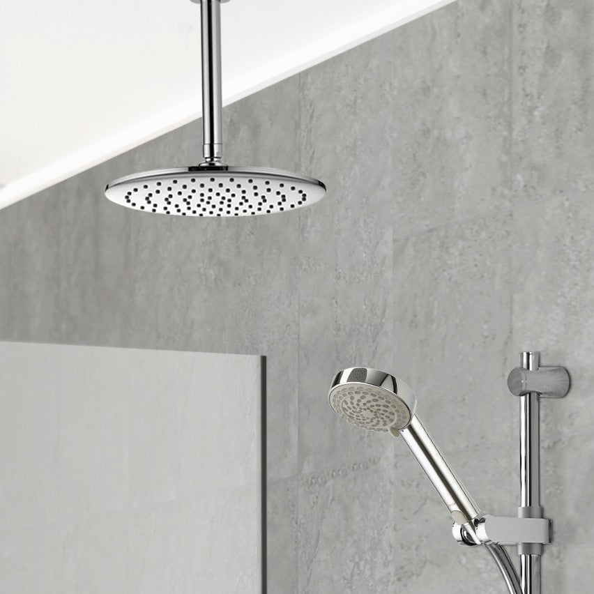 Aqualisa Isystem Smart Shower - Exposed With Adjustable &amp; Ceiling Fixed Head