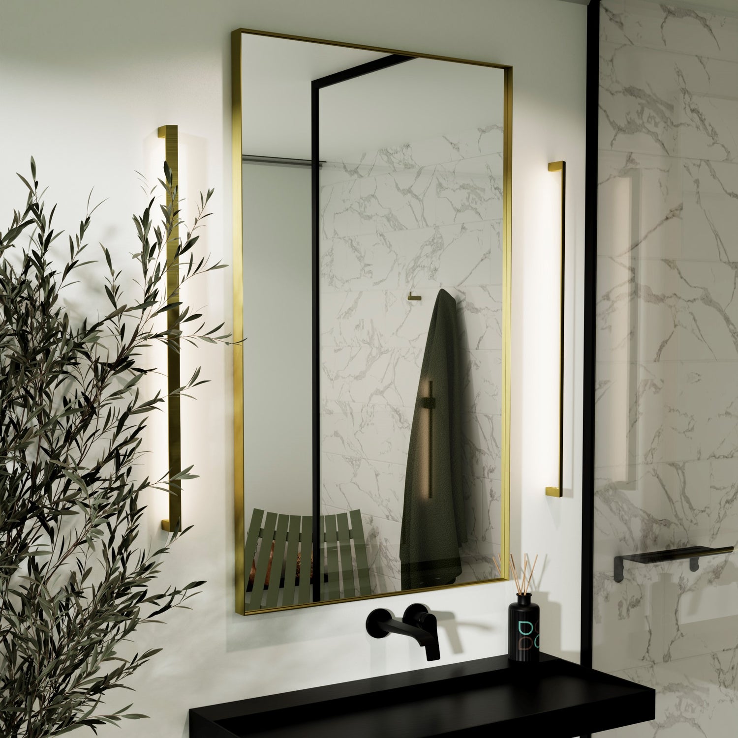 Origins Living Newington Rectangular Mirror 60 - 60x80cm