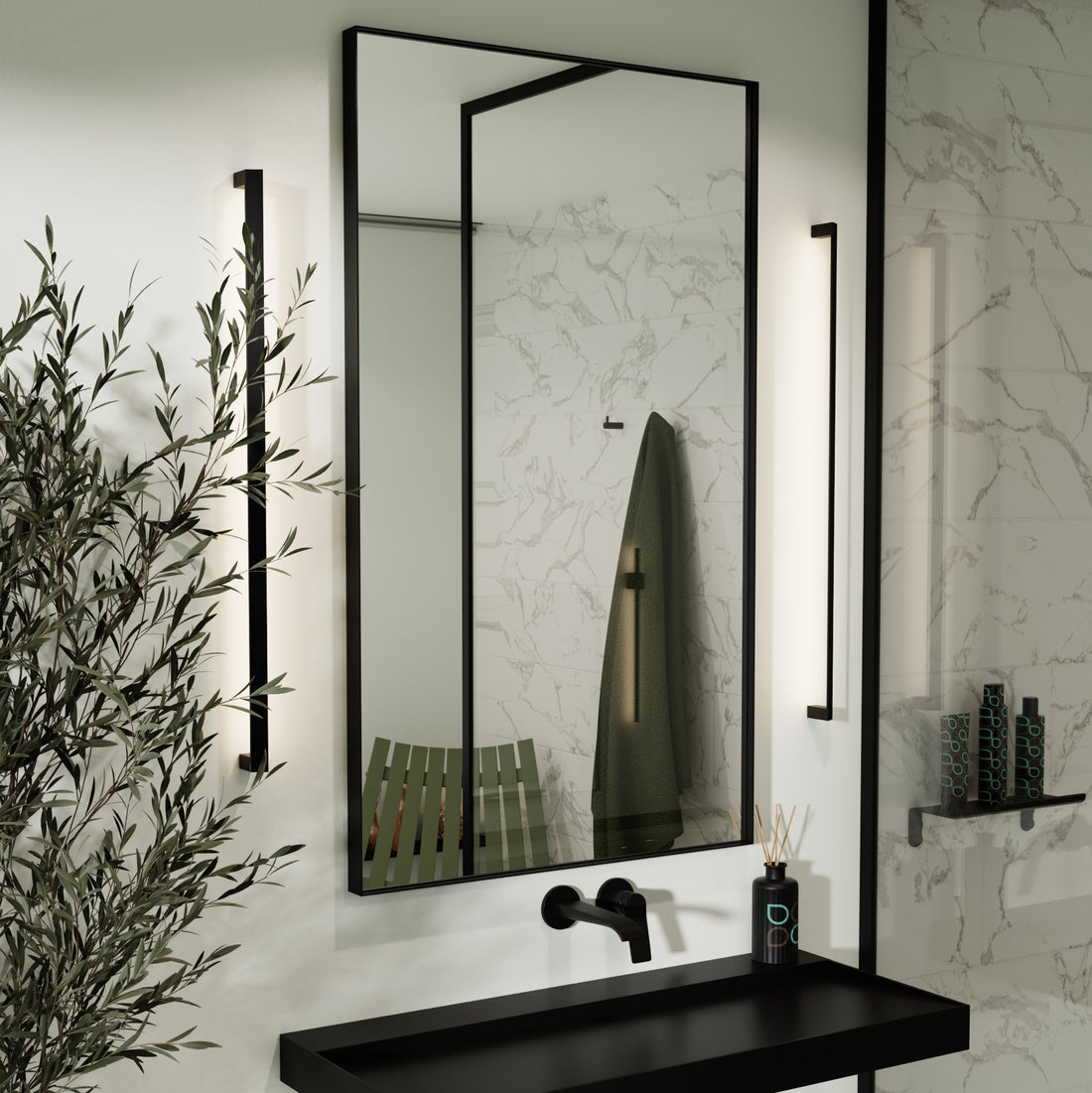 Origins Living Newington Rectangular Mirror 60 - 60x80cm