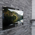 ProofVision 43inch Premium Bathroom Smart TV against grey stoned wall PV43BF-A