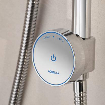 Aqualisa Quartz Blue Smart Shower - Exposed With Adjustable Head