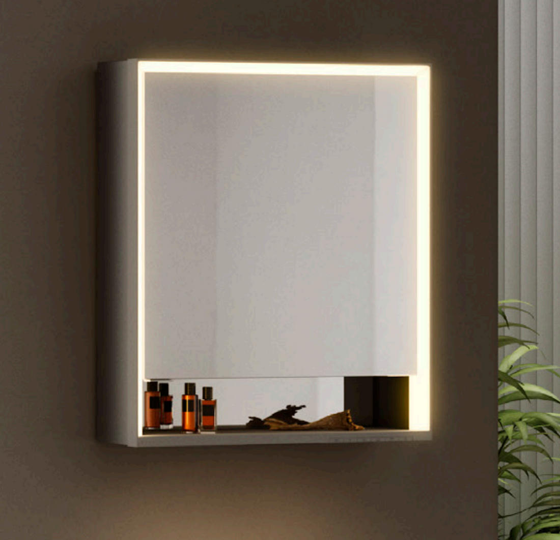 Keuco Royal Lumos Mirror Cabinet Single Door - Wall Mounted