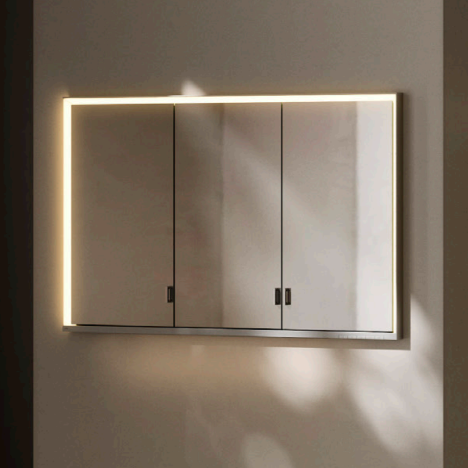 Keuco Royal Lumos Mirror Cabinet Triple Door - Recessed