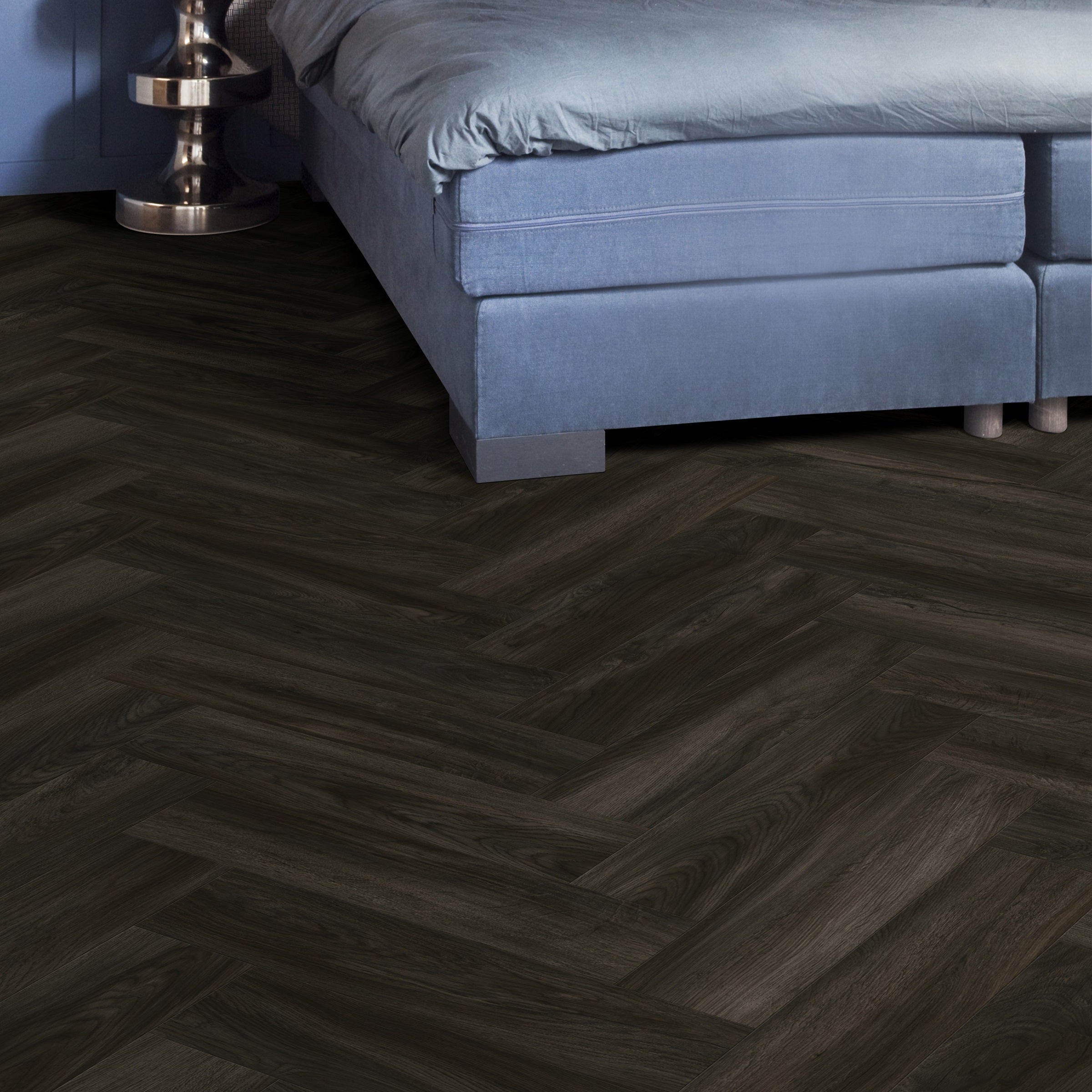 Kompact KlickFloor - Herringbone Shumard Dark Oak (0.8M2)