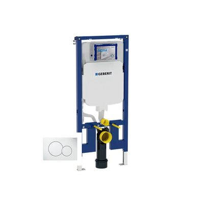 Geberit Duofix Reduced Depth WC Frame with Sigma Cistern for Wall Hung WC (114cm)