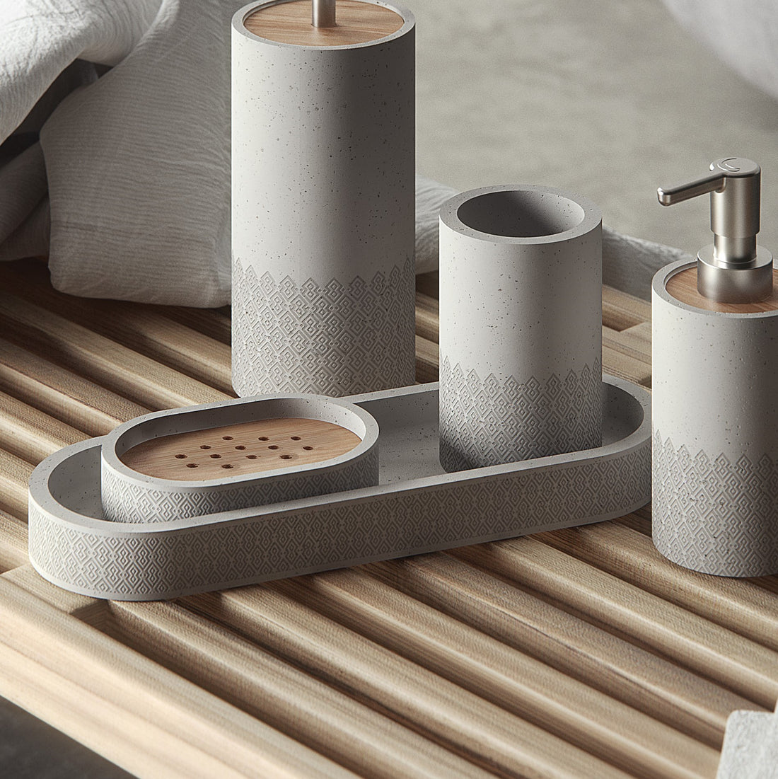 Gedy Afrodite Tray - Warm Grey