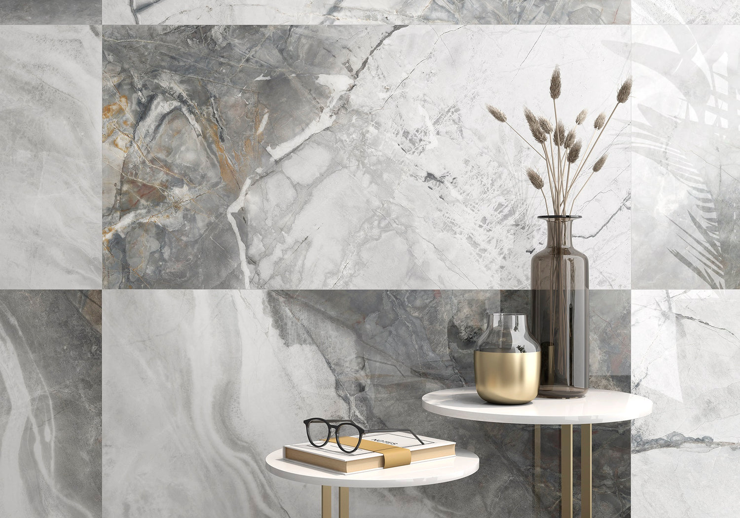 Vistero Grey Wall &amp; Floor Tile - 60 x 120cm