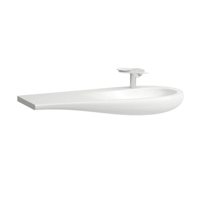 Laufen Ilbagnoalessi one Countertop white Washbasin right hand tap - 1200 x 500mm white background