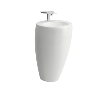 Laufen Ilbagnoalessi white Freestanding Washbasin white background