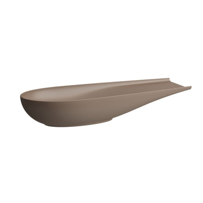 Laufen Ilbagnoalessi One matt cafe Saphirkeramik bowl washbasin 1000x380 white background