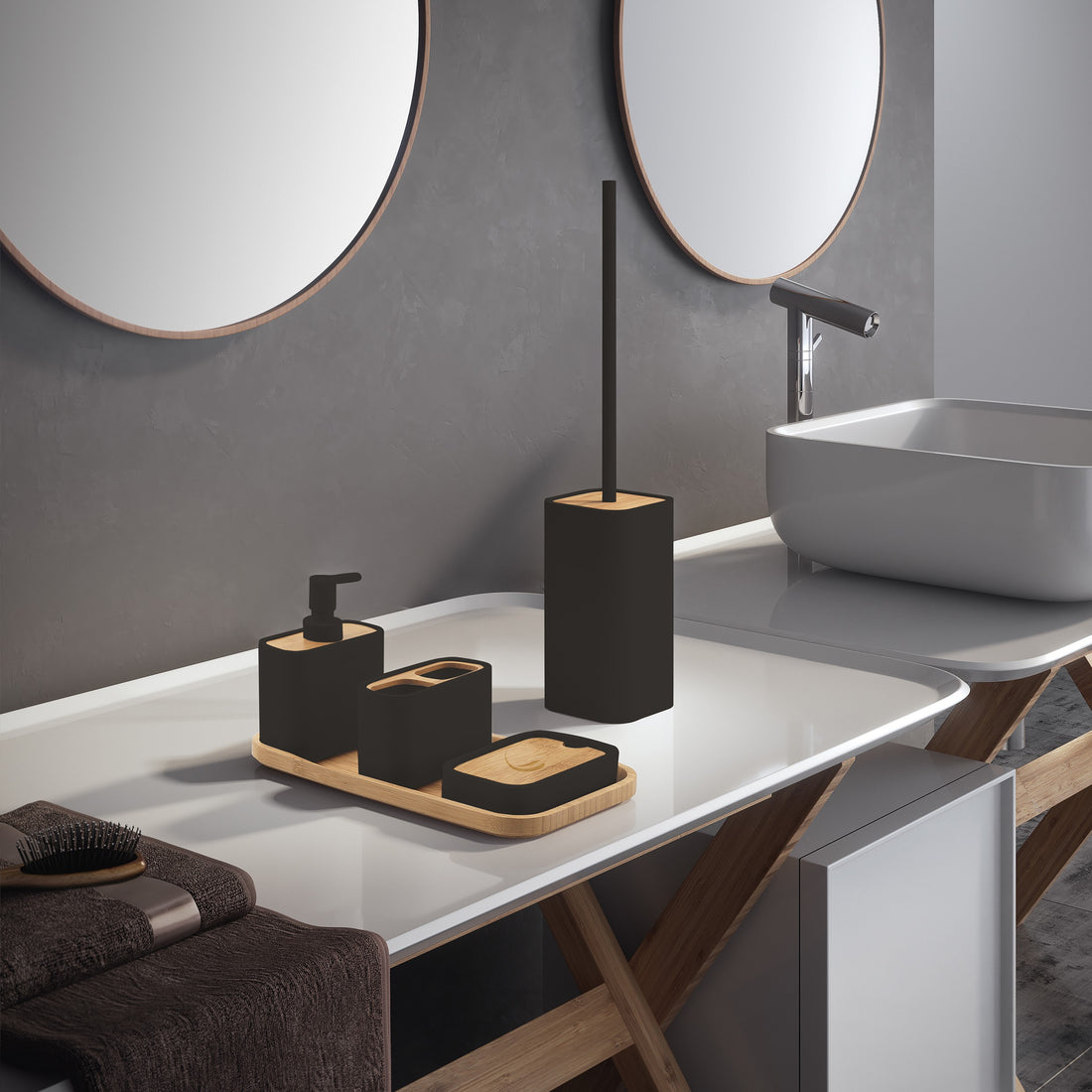 Gedy Ninfea Tray - Bamboo