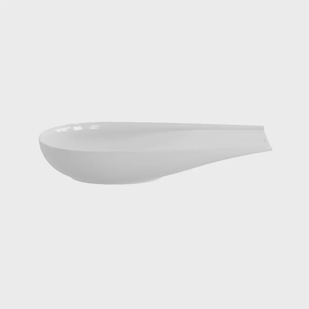 Video of Laufen Ilbagnoalessi One 1000 Saphirkeramik 1000 countertop bowl washbasin with white background