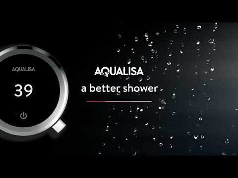 Aqualisa Quartz Touch Smart Shower - Exposed Adjustable Head With Bath Overflow Filler