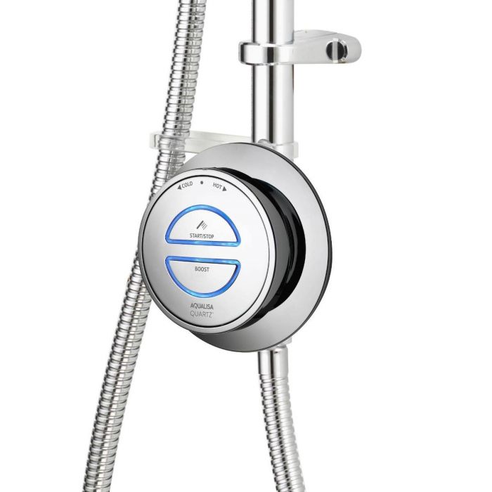 Aqualisa Quartz Classic Smart Shower - Exposed With Adjustable Head