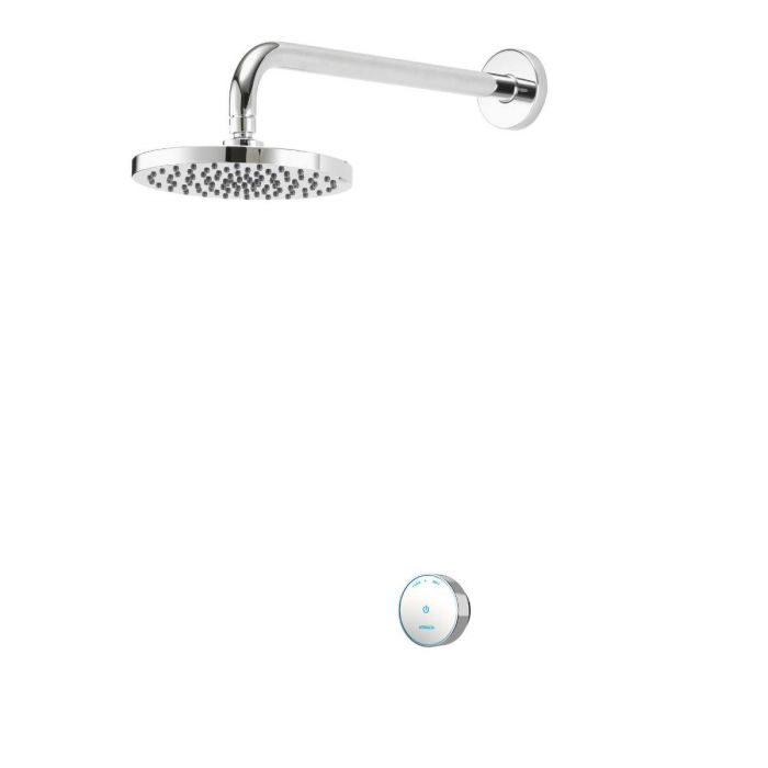 Aqualisa Quartz Blue Smart Shower - Concealed With Fixed Wall Head QZSB.A1.BR.20