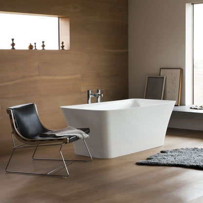 Clearwater Palermo Petite Clearstone Freestanding Bath - 1524 x 750mm