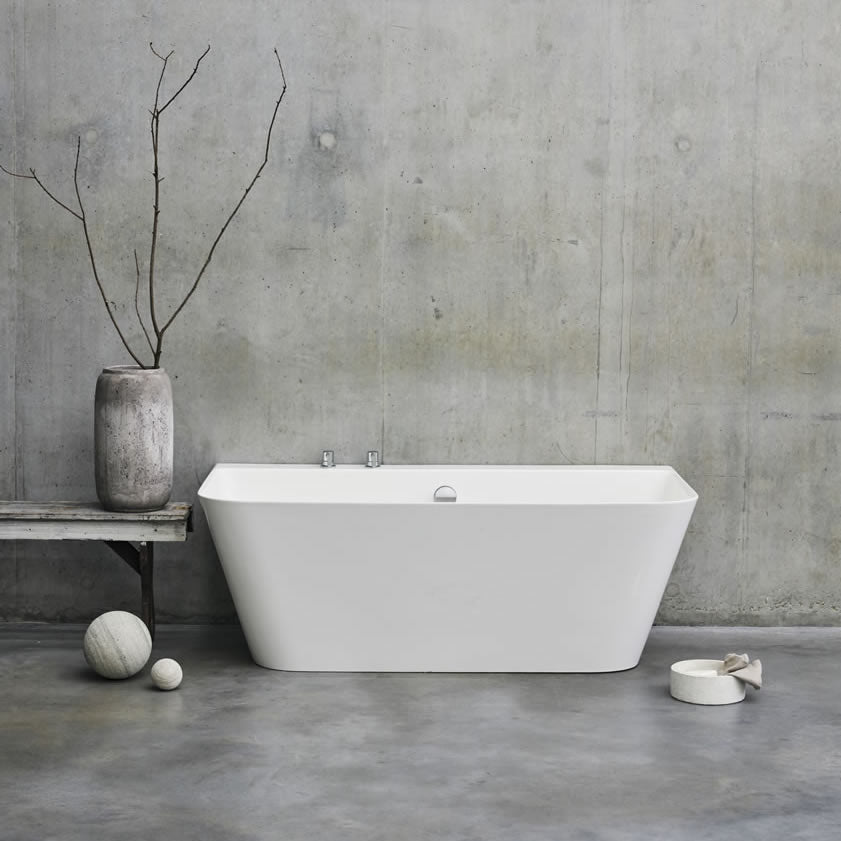 Clearwater Patinato Grande Clearstone Freestanding Bath - 1690 x 800mm