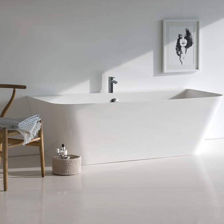 Clearwater Patinato Petite Clearstone Freestanding Bath - 1524 x 750mm