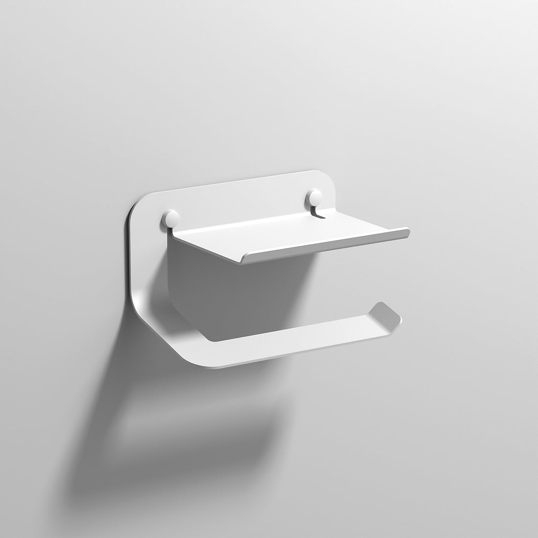 Sonia Quick Toilet Roll Holder with Shelf