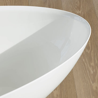 Clearwater Teardrop Petite Clearstone Freestanding Bath - 1690 x 820mm