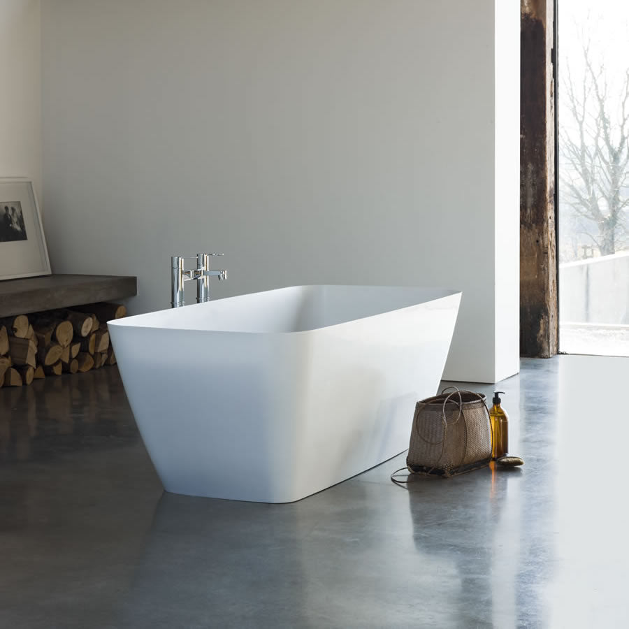 Clearwater Vicenza Petite Clearstone Freestanding Bath - 1524 x 800mm