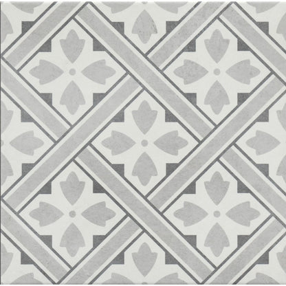 Dorcester Grey Porcelain Floor Tile - 33 x 33cm