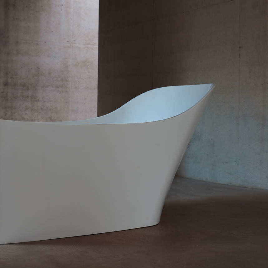 Clearwater Nebbia Natural Stone Freestanding Bath - 1690 x 800mm