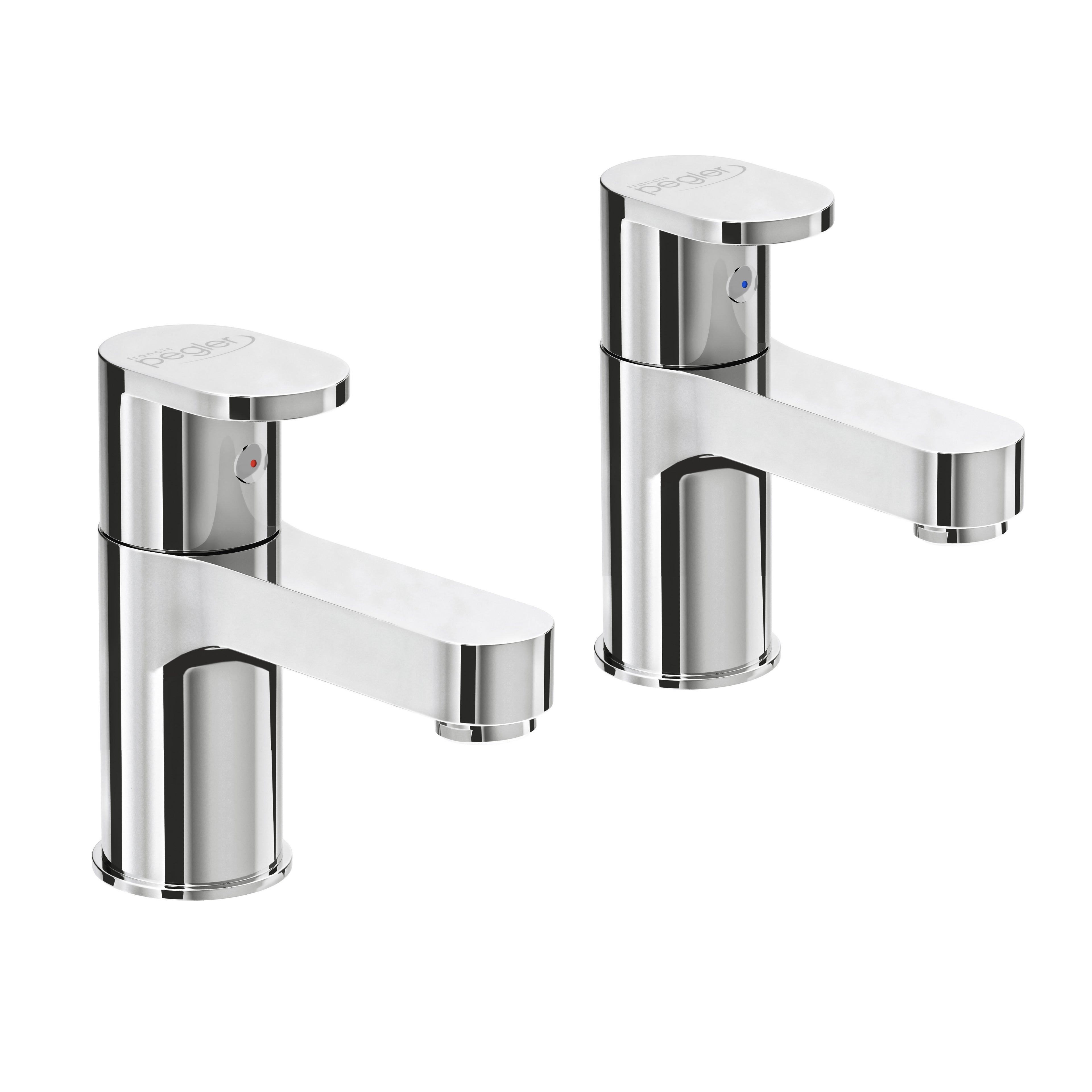 Francis Pegler Strata Blade Bath Pillar Taps