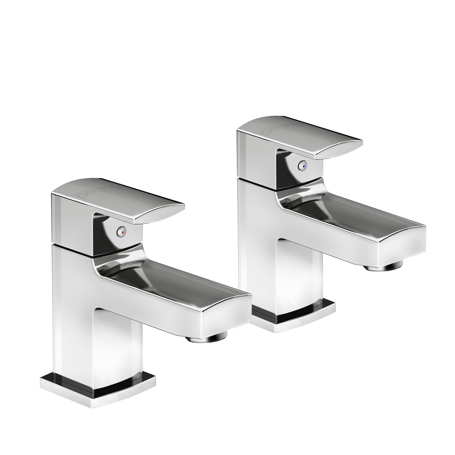 Francis Pegler Manta Basin Pillar Taps - Pair