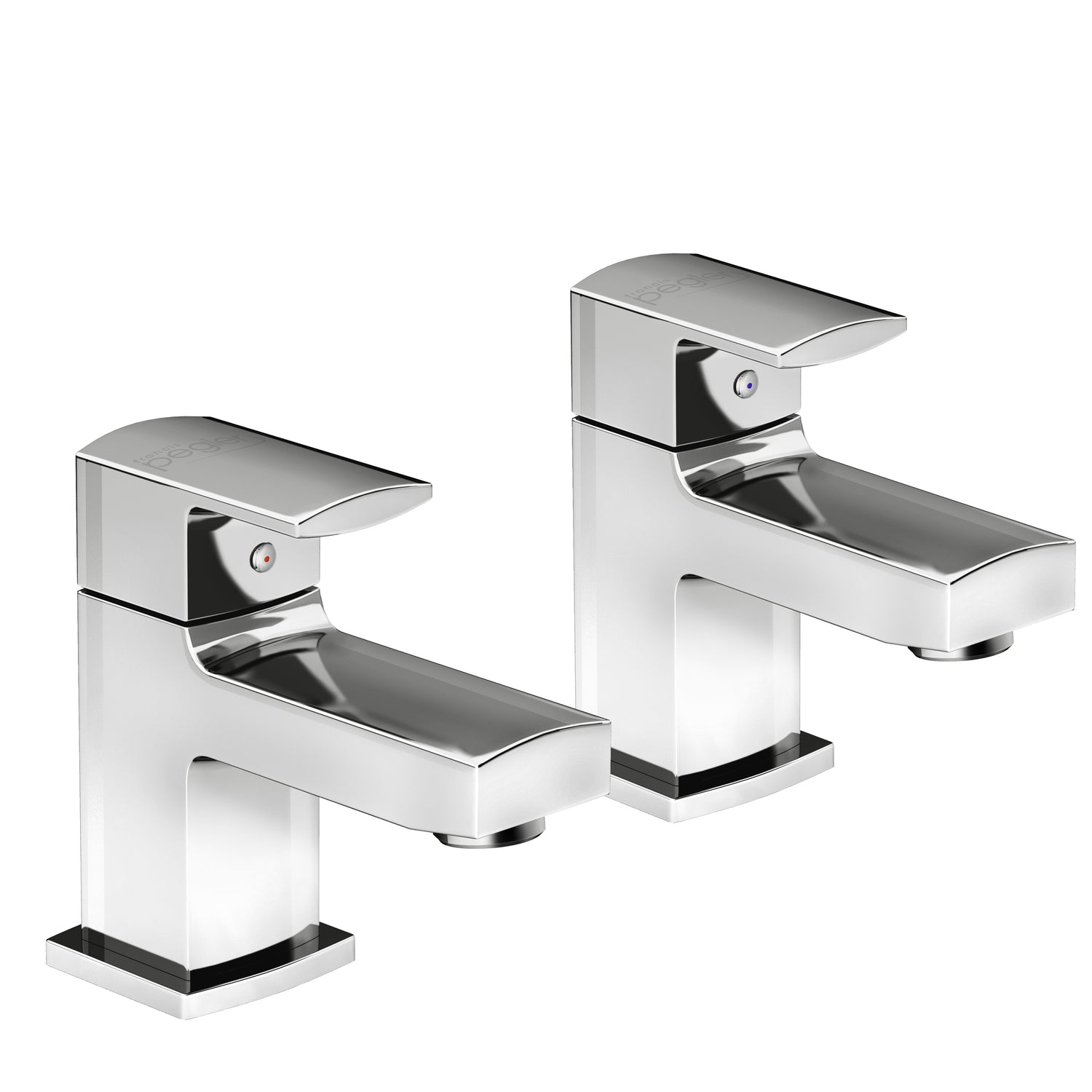 Francis Pegler Manta Bath Pillar Taps