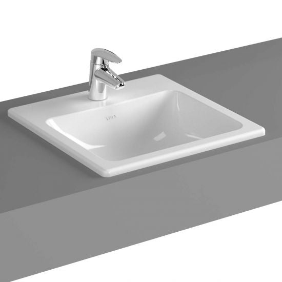 Vitra S20 Countertop Basin, 45cm, Square