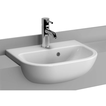 Vitra S20 Short Projection Semi-recessed Basin