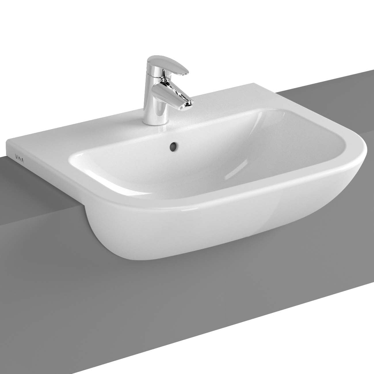 Vitra  S20 Semi-recessed Basin