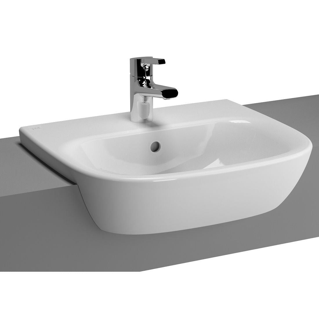 Vitra Zentrum Semi-recessed Washbasin 50 cm