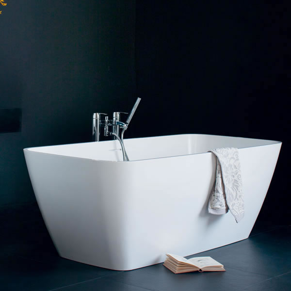 Clearwater Vicenza Piccolo Natural Stone Freestanding Bath - 1600 x 750mm