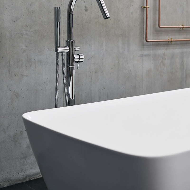 Clearwater Vicenza Grande Clearstone Freestanding Bath - 1800 x 800mm