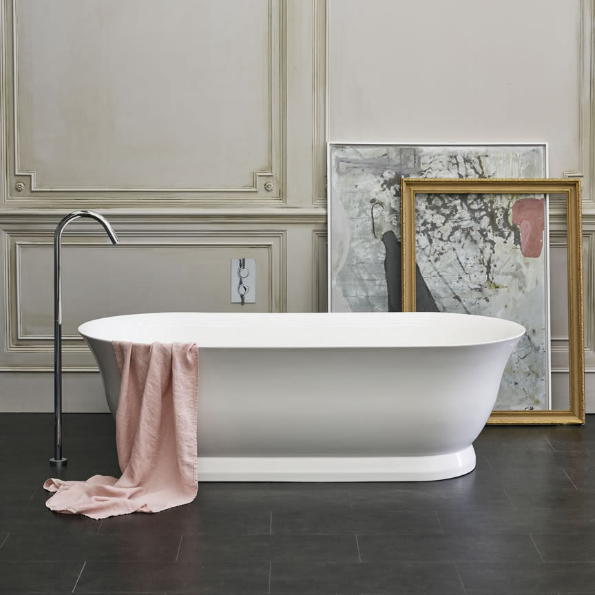Clearwater Florenza Clearstone Freestanding Bath - 1828 x 864mm