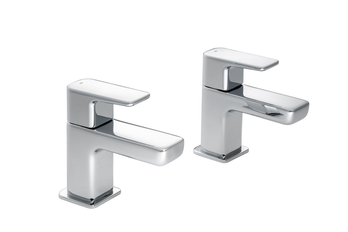 Francis Pegler Caja Bath Pillar Taps